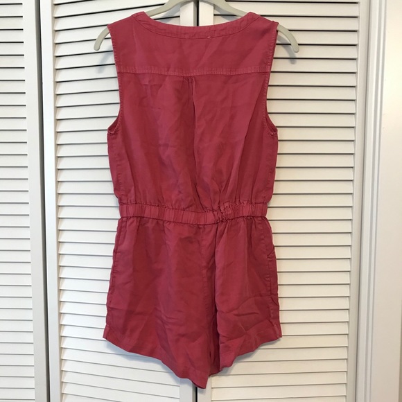 GB Gianni Bini Red / Coral Romper, S, GUC - Picture 2 of 9
